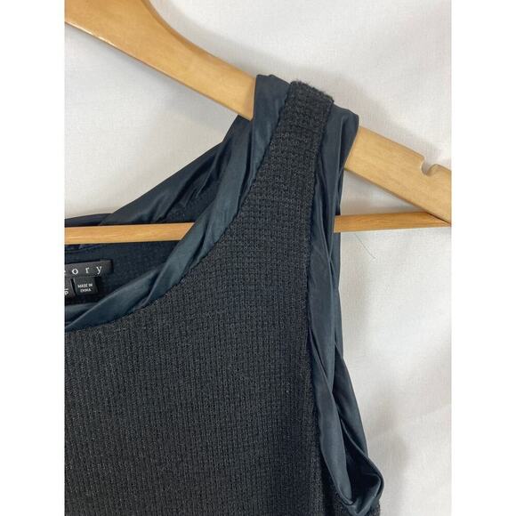 Theory Evelina Cone Bubble Shift Dress black Size P - Picture 3 of 7